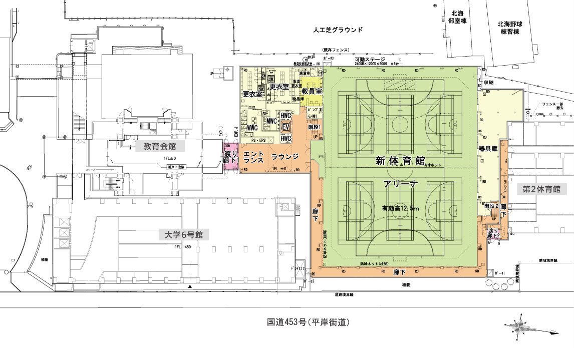 平面設計図（1階）