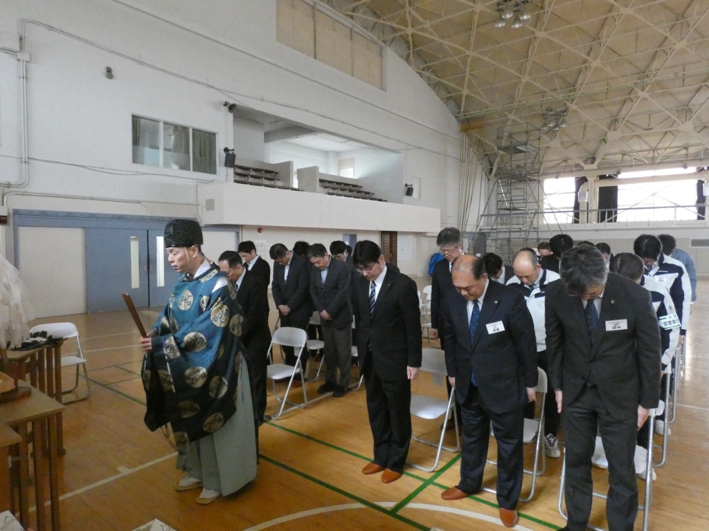 【北海高校】安全祈願祭